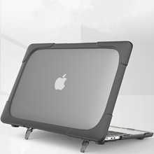 适用苹果笔记本MacBook Air13保护壳15Pro16散热PC支架防摔磨砂壳