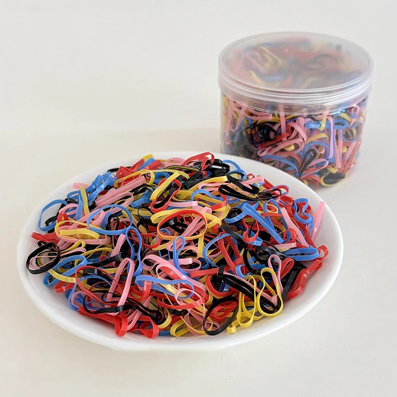 Anchamiento y espesamiento de la banda de goma para fortalecer la cuerda de la cabeza una vez atada cubierta de cuero para el cabello anillo para el cabello latas para la mujer al por mayor