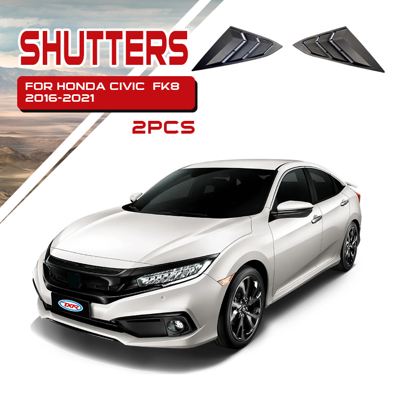 TXR es adecuado para Honda Civic, ala superior, ala trasera, modificación, persianas, accesorios especiales para civic