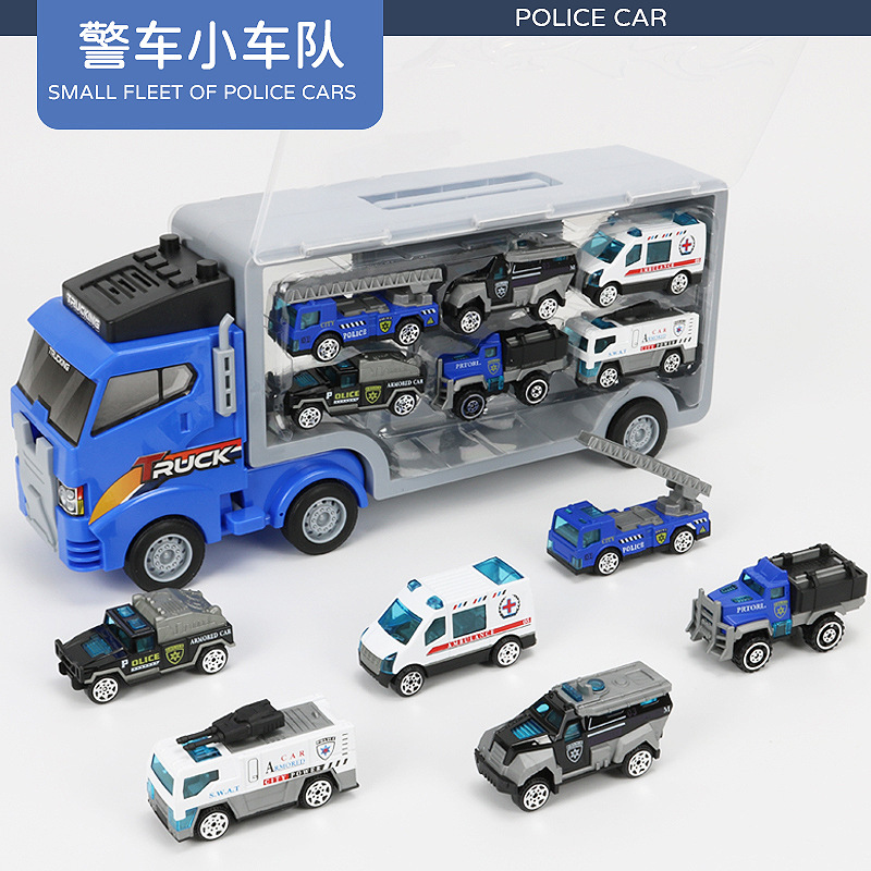 Envío Gratis, juguetes para niños, conjunto de camión maletero grande, vehículo de ingeniería de aleaciones, camión de bomberos, coche de juguete para niño, venta al por mayor