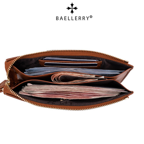 New women's long wallet Baellerry Korean style quilted zipper clutch bag fashionable thin mobile phone bag for women