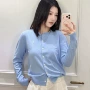 长袖新款lr26纯色开衫
