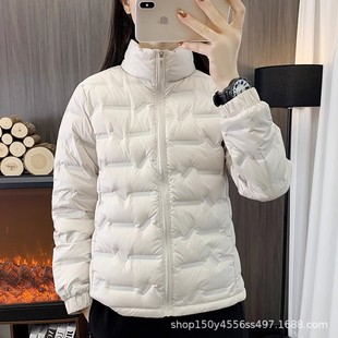 Down Jacket Women's Outdoor 2024 Lightweight Hooded Warm Duck Down Jacket Autumn and Winter Short Short Windproof Top