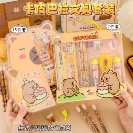 中性笔;橡皮擦;文具套装