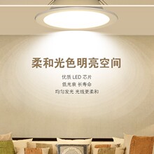 led筒灯嵌入式开孔4寸5寸3寸6寸9W孔灯12W孔灯15公分18w天花灯