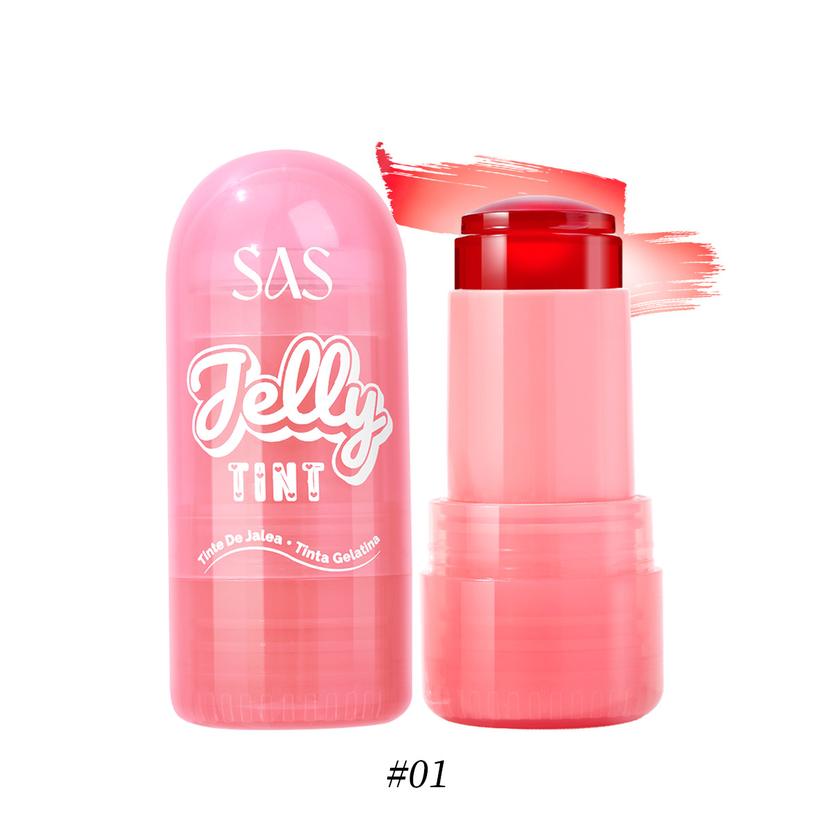 USHAS transfronterizo, barras de gel de venta caliente en Europa y Estados Unidos, crema de mejora de la piel natural, blush de doble propósito, brillo natural al por mayor.