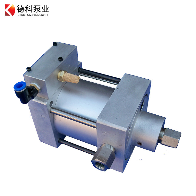 德科液体增压泵空气驱动水压检测设备管件流量耐压测试机电脑控制