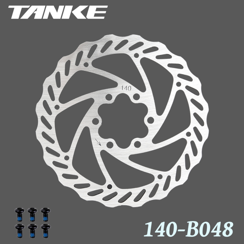 碳客TANKE自行车碟片 160mm炫彩山地车碟盘镂空不锈钢六钉刹车片|undefined