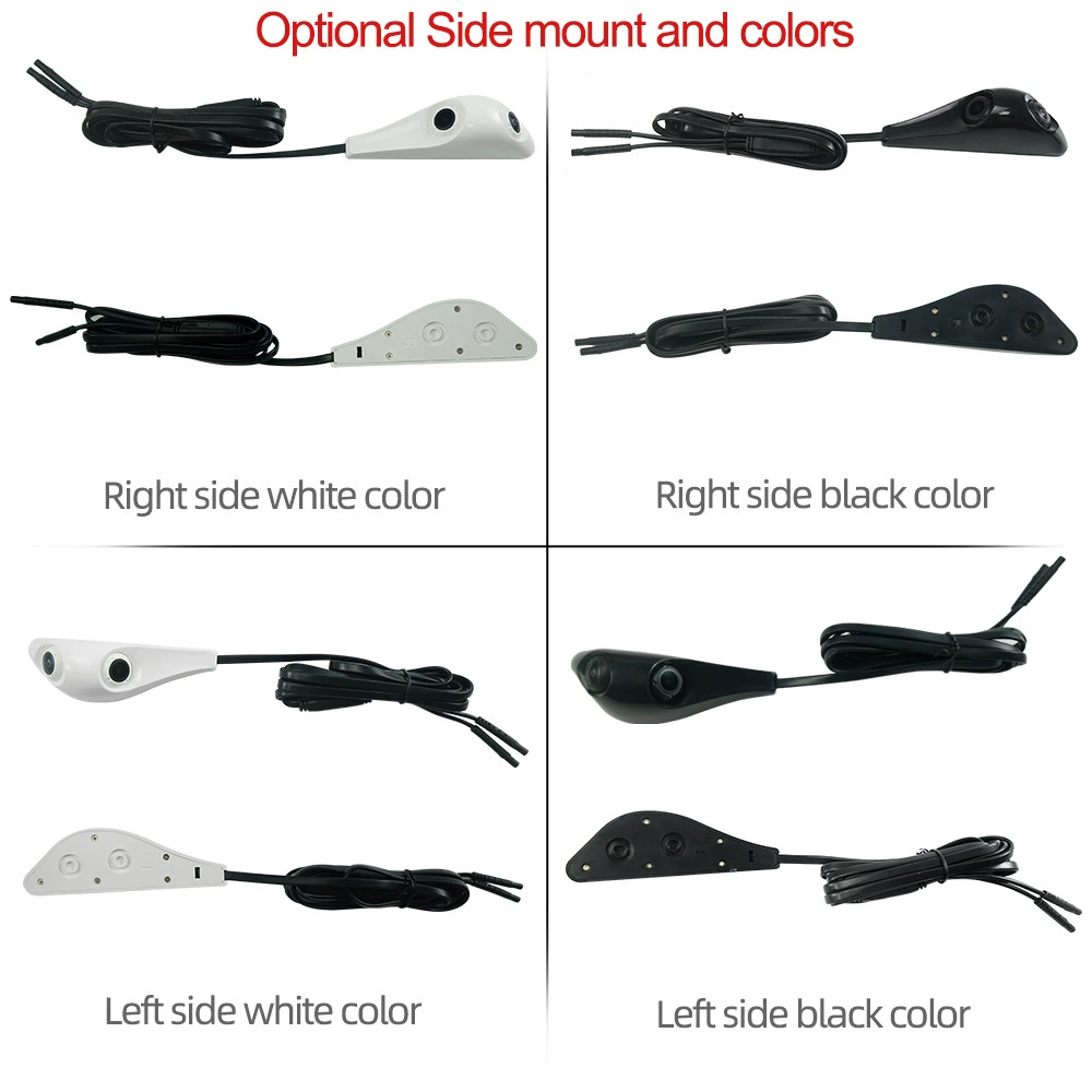 Punch-free binocular blind zone front and rear integrated aviation head left and right side blind zone CMS electronic rearview mirror camera
