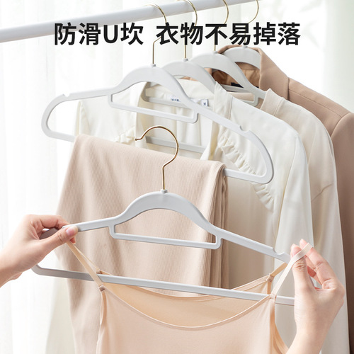 Liquid silicone clothes hanger, rubber paint clothes hanger, home clothes hanging, traceless anti-slip clothes hanger, non-flocked clothes hanger wholesale