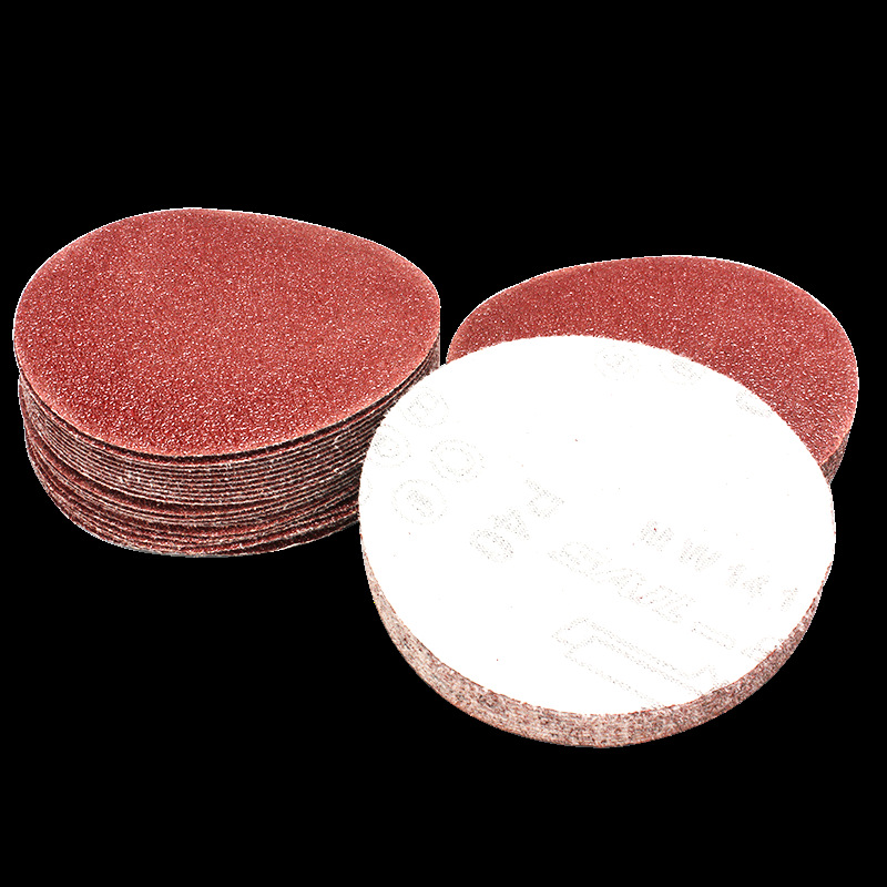 Hoja de molienda de papel de lija de 4 pulgadas molino angular disco de molienda de madera pulido artefacto herramienta de flocado autoadhesiva tablero de madera carpintería