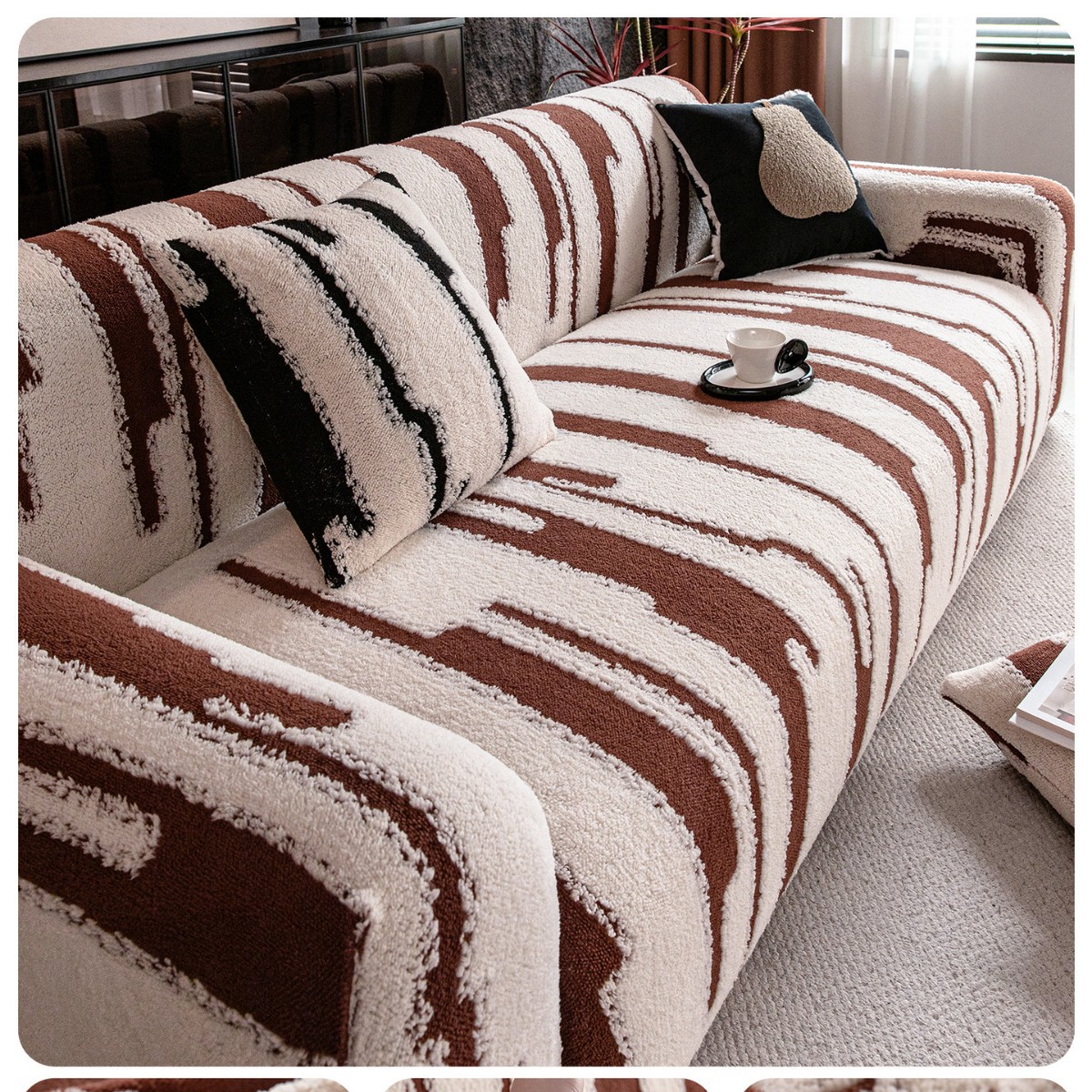 Calentamiento todo incluido cubierta de sofá de alta calidad 2025 nuevo estilo medieval perezoso elástico cubierta protectora a prueba de polvo Kasasa otoño invierno