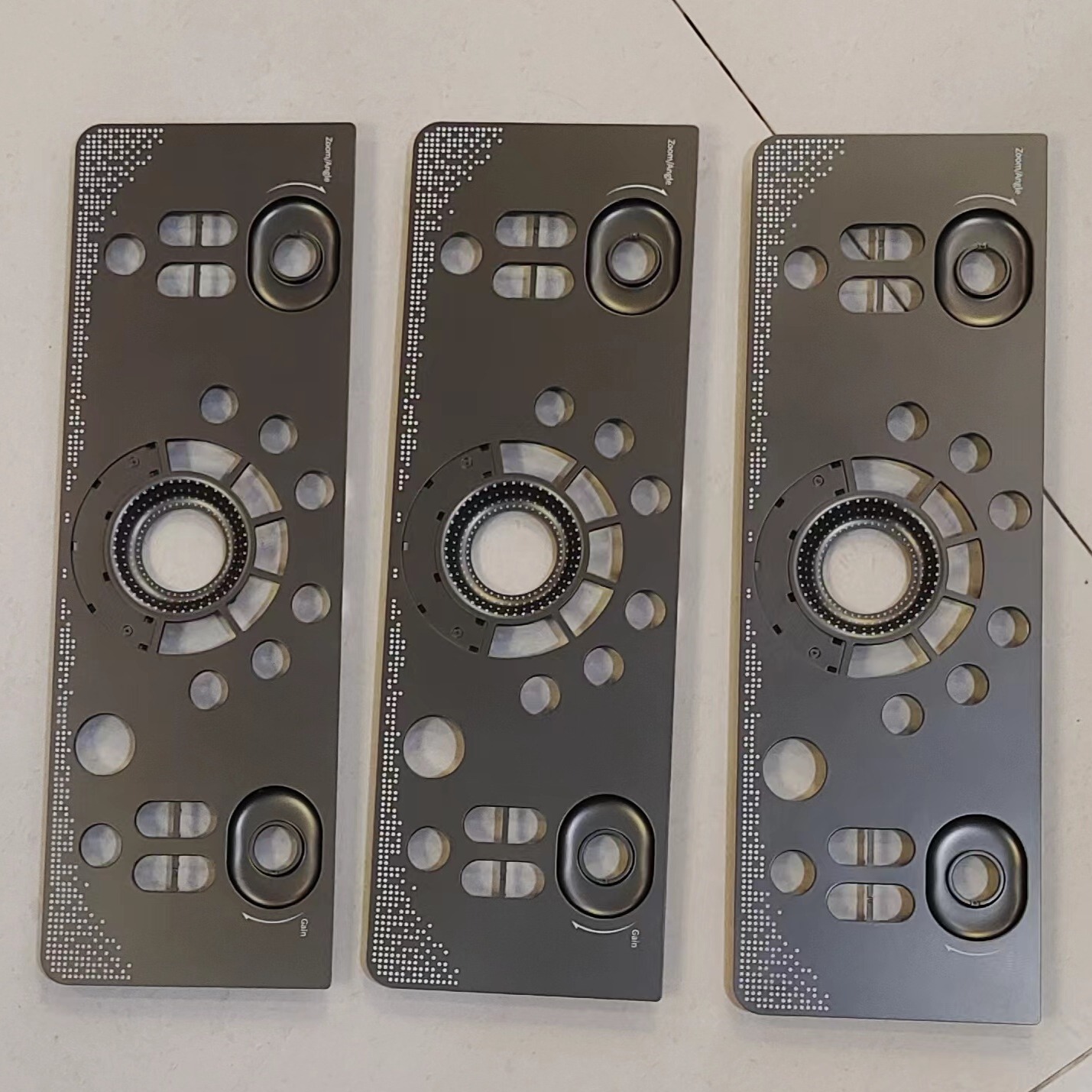 高精医疗设备显示面板喷涂/喷漆/喷油/镭雕/UV加工代工