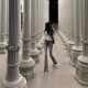 High-Waisted Ripped Washed Faded Flared Pants New Slimming Butt-Lifting Retro Washed Hot Girl Jeans Long Pants Ins