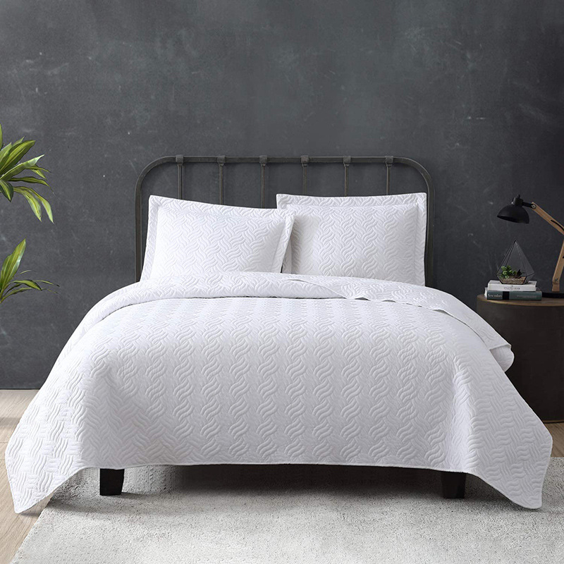 wish亚马逊ebay跨境床上用品纯色被套枕套被套床单三套件加工定制