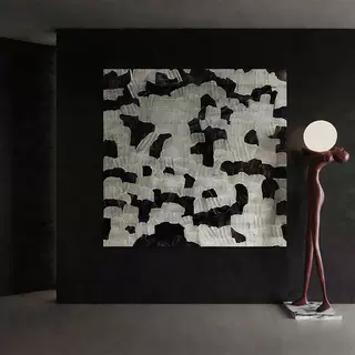 现代简约侘寂风抽象客厅装饰画小众艺术酒店民宿壁画玄关走廊挂画