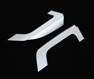 Şüşə kənarı xromları/moldingləri strip handle interior trim stickers - armrest-rear-trim-2-asian-silver