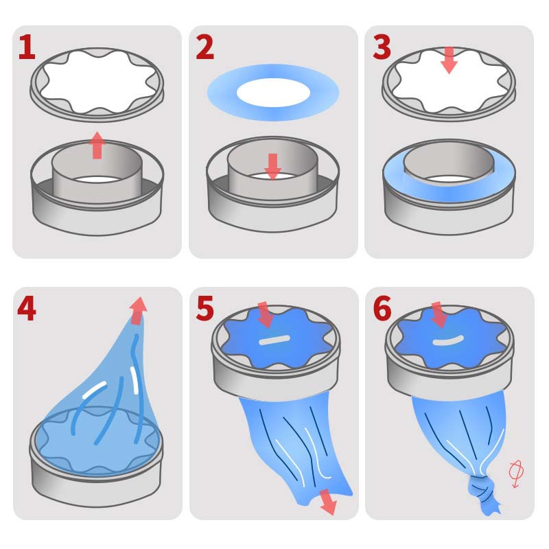 Amazon Hot sale pañales cubo bolsa de basura compatible genio angelcare antibacteriano olor limpio antiodor bolsa de basura