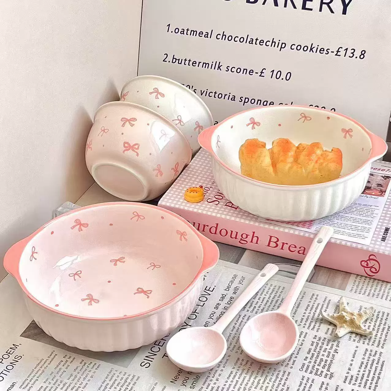 Ceramic high quality set, pack from foam, tableware