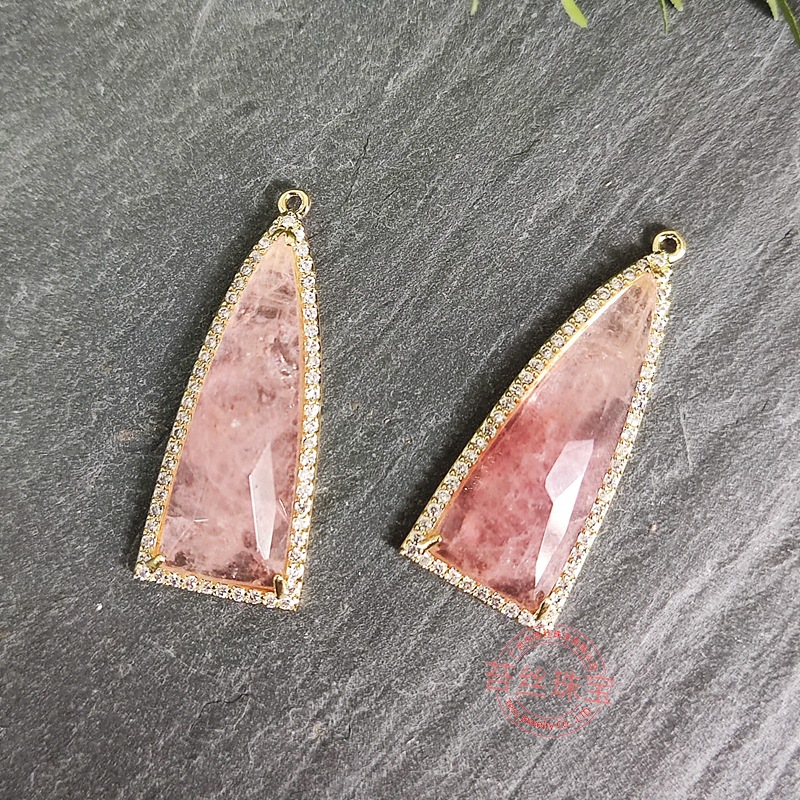 Natürlicher Amethyst Anhänger Halskette Lange Pulloverkette Damen_voghion.com