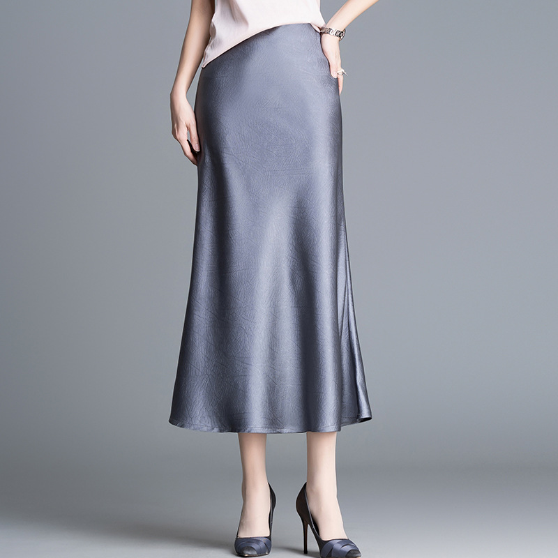 Fashionable long summer elegant skirt