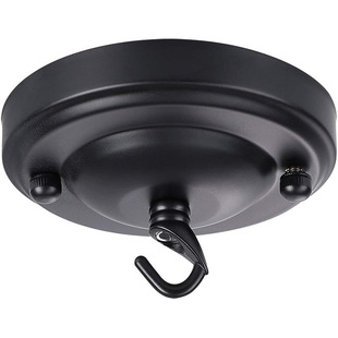 Cross-Border Black Hook Ring Hook Chandelier Hanging Plate Load-Bearing Ceiling Plate Base Crystal Lamp Lighting Accessories
