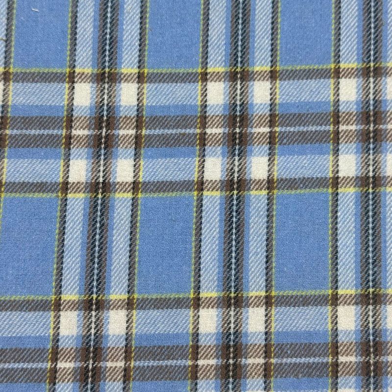 メーカーの現物の綿の色の格子の布の21本の純綿の生地のカジュアルな服装のシャツのスカートのズボンの生地|undefined