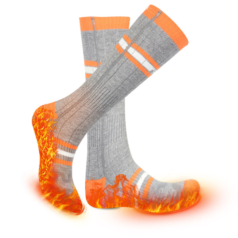 Cross-Border Special Smart Heating Socks Customized Winter Three-Speed Temperature Control Full-Foot Heating Socks High-Tube Thermal Socks