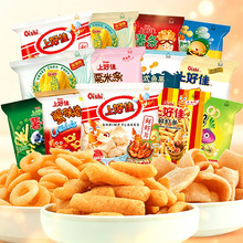 上好佳小包装袋装鲜虾片鲜虾条多种口味小吃批发代发怀旧小零食