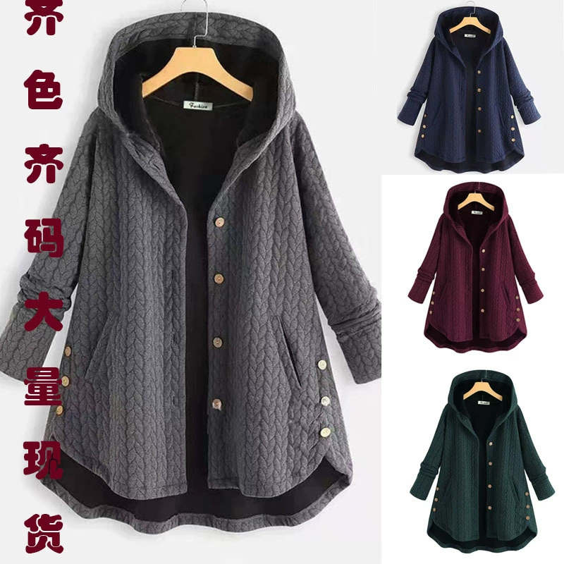 Верхняя одежда в японском стиле, осенне-зимняя женская асимметричная толстовка средней длины, закрывающая тело и похудение, толстовка с капюшоном и длинными рукавами, кардиган, верхняя одежда, пальто