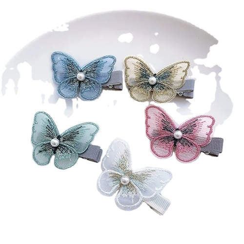 Fairy Butterfly Hair Clip Female Internet Celebrity Braided Hair Back of Head Baby Side Adult Girls Girls Class Gift Accessories