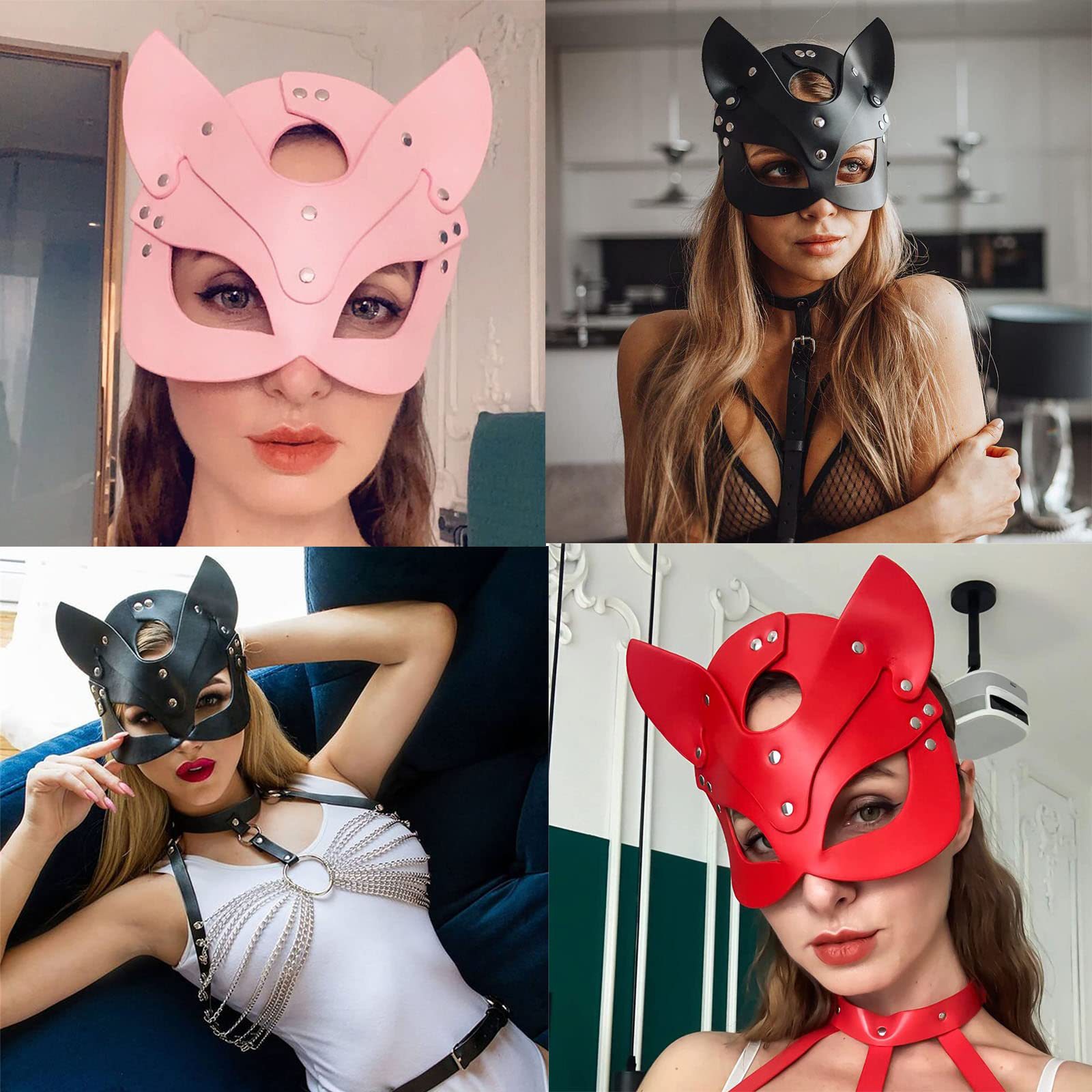 Leather Cat Mask - Image 2