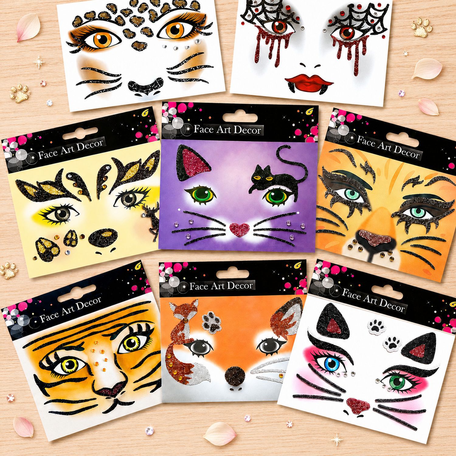 waterproof tattoo stickers for face