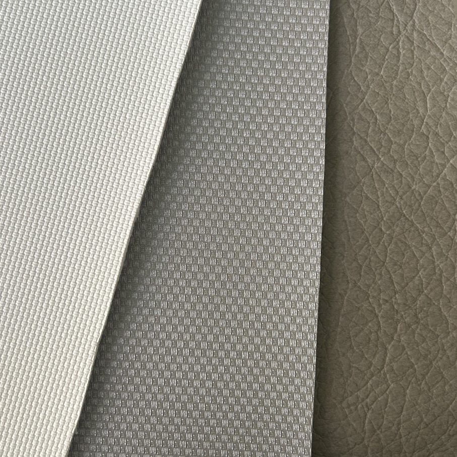 灰色、银色、白色pvc沙发革 一等品 现货 库存