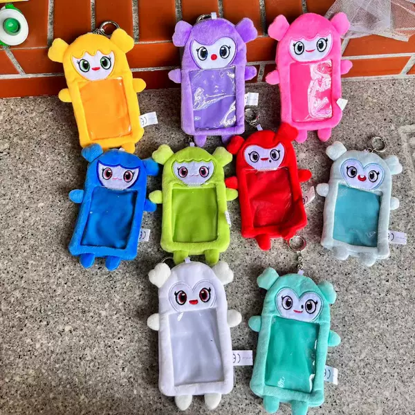 Spot Twice Plush Same Card Holder 3inch Small Card Holder Cartoon Pendant Keychain