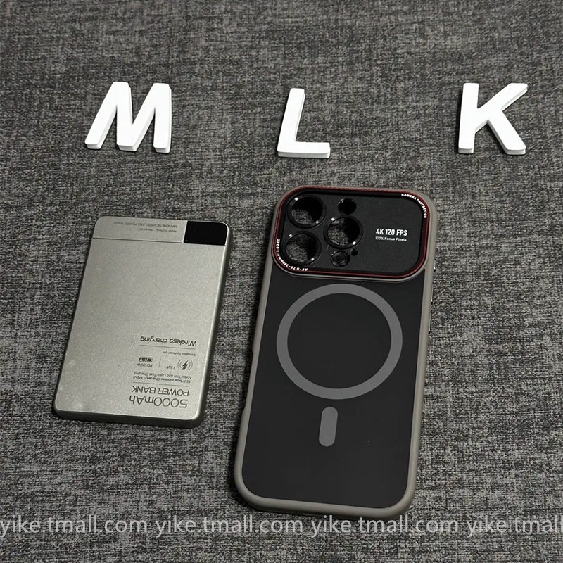 适用iPhone17磁吸手机壳秒变大视窗莱卡碳纤维纹苹果16高级感硬套|undefined