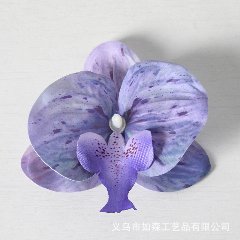 シミュレーションフィルム胡蝶蘭花頭花弁シミュレーション花アクセサリーヘアピンdiy手作りウェディングドレス装飾|undefined