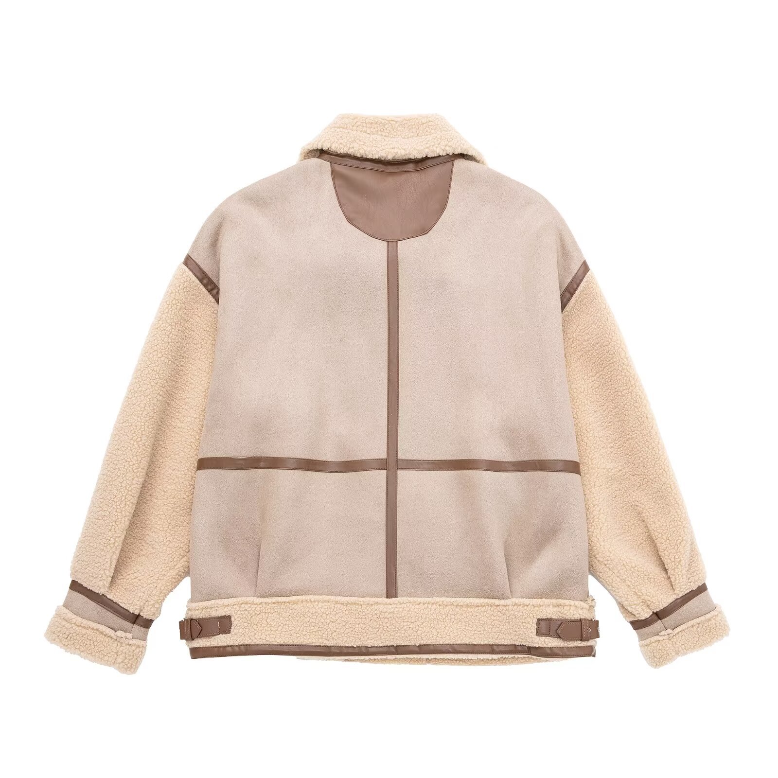 Women's Faux Fur Coat Temperament Motorcycle Style Jacket Spring_voghion.com