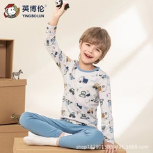 英博伦儿童套装 男童莱卡套装