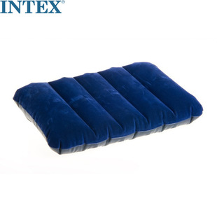 Original Genuine INTEX Inflatable Pillow Cushion Travel Pillow Lunch Rest Neck Pillow Aviation Pillow 68672 Flocking Surface