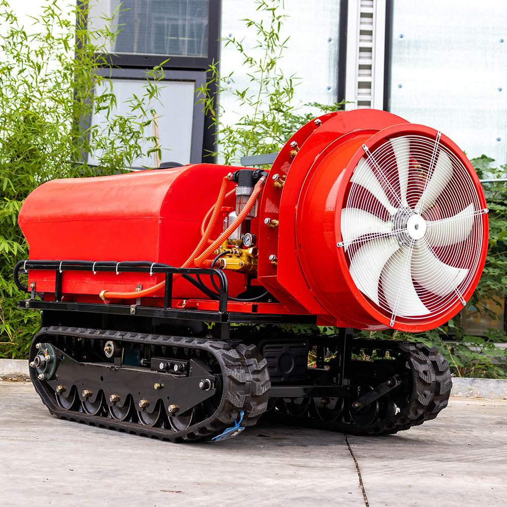 源头厂家 HT400L遥控打药机 履带式爬坡全自动果园果树喷药设备