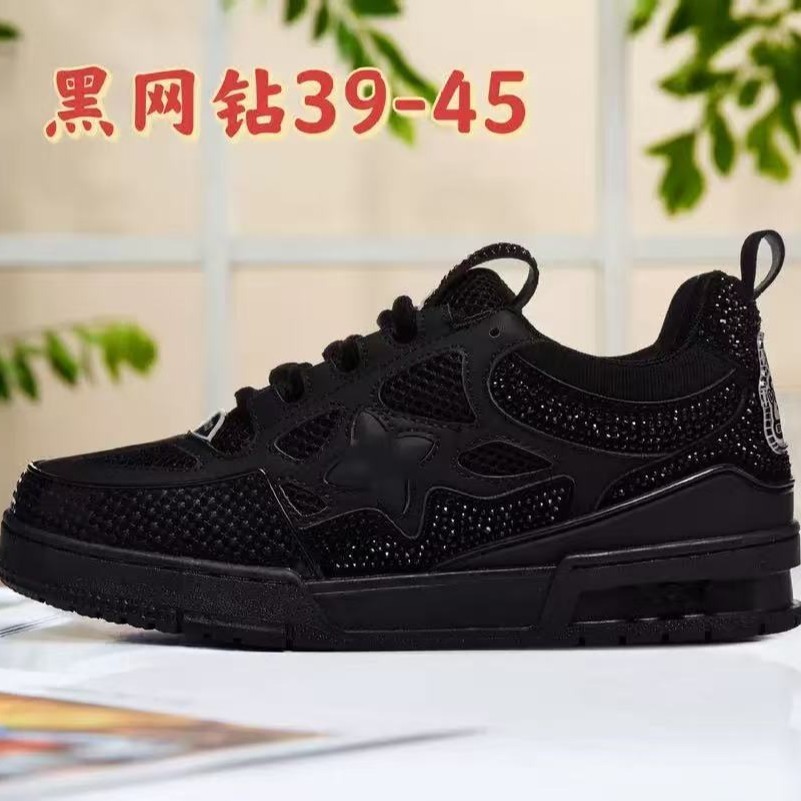 Foreign Trade Specializes in Trainer Donkey Sneakers, Sports Shoes, Breathable Casual Couples, Men's and Women's Letter Thick-Soled Shoes