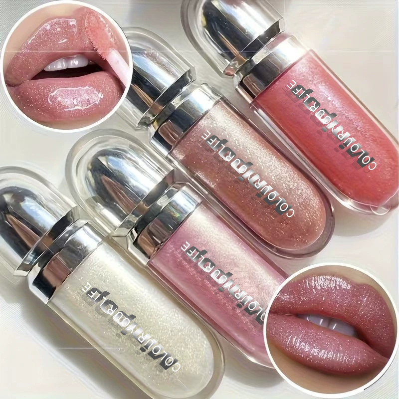 Lip Gloss Mirror Effect, Plumping & Long-Lasting Lip Shine, 6 ml