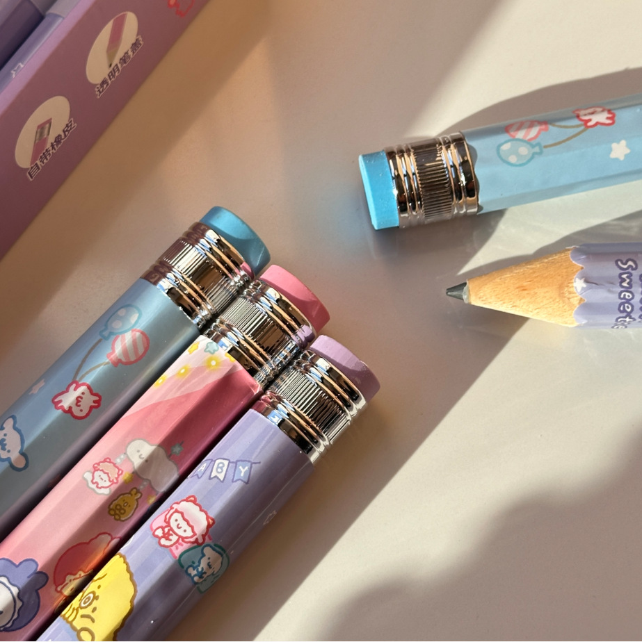 Nuevo dulce pequeño lápiz de nariz red lápiz de tamaño grande lindo lápiz de dibujos animados lápiz creativo lápiz gigante súper grande