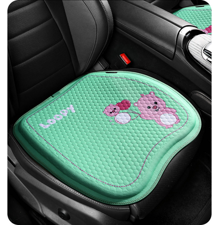New cross-border cartoon car honeycomb cushion gel seat cushion summer car breathable cool cushion office seat cushion