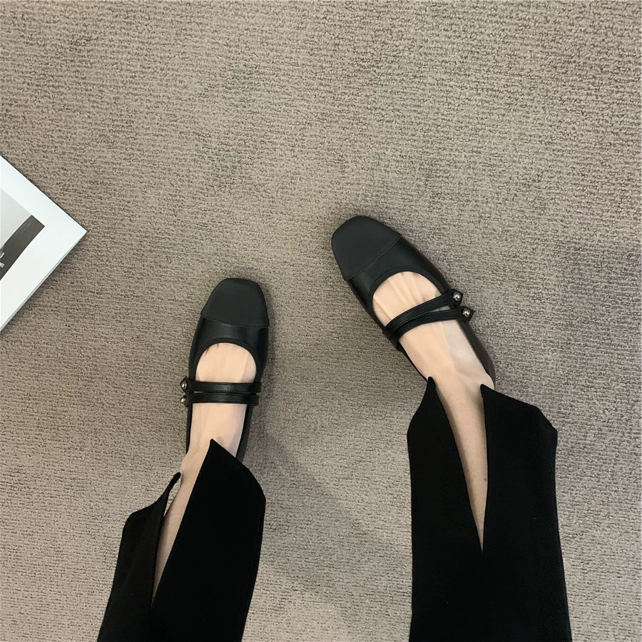 Обувь, подходящая к юбке, обувь из кожи, стиль Chanel, французский стиль