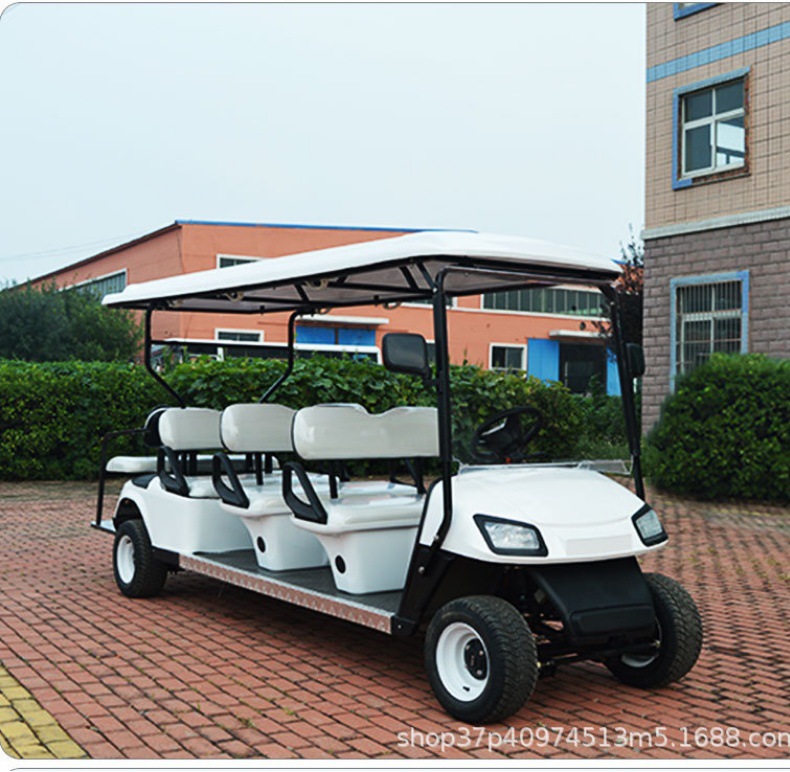Electric golf cart scenic spot sightseeing car four-wheel court walking 2-4 seats 6 seats car patrol car
