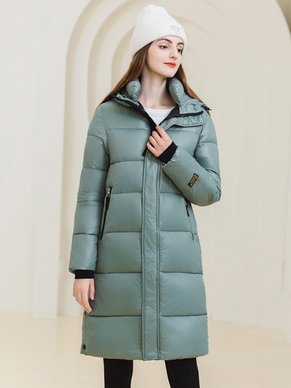 2025新款羽绒棉服女中长款情侣黑金加厚保暖棉衣女装冬季棉袄外套|undefined