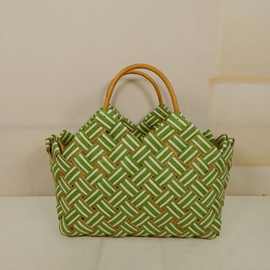 手提收纳篮编织篮年货包装盒端午粽子伴手礼定制