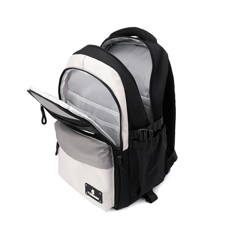 Mochila escolar natural de barra de arrastre de pescado de gran capacidad para estudiantes de secundaria